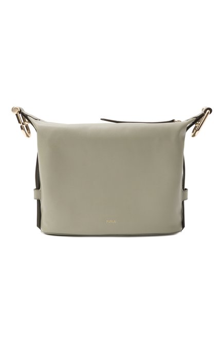 Женская сумка furla nuvola medium FURLA хаки цвета, арт. WB01656/BX2045 | Фото 1 (Ремень/цепочка: На ремешке; Материал сплава: Проставлено; Драгоценные камни: Проставлено; Материал: Натуральная кожа; Размер: medium)