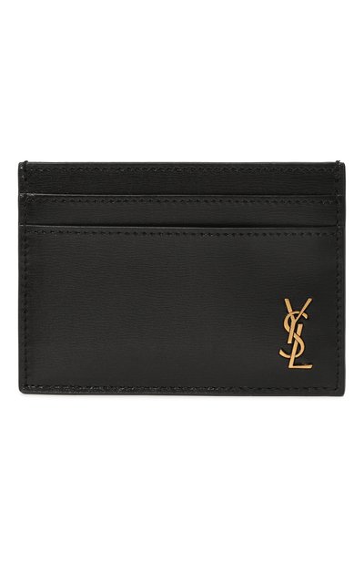 Мужской кожаный футляр для кредитных карт SAINT LAURENT, арт. 607603/02G0W