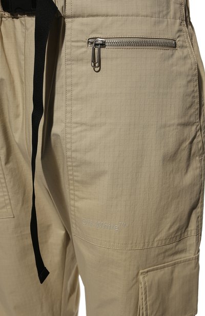 Хлопковые джоггеры OFF-WHITE, арт. 0MCF031S22FAB001, фото 5