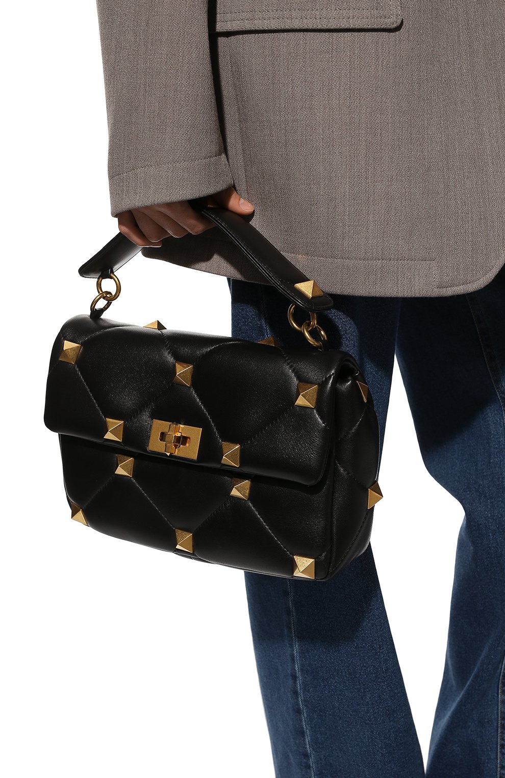 Сумка roman stud large VALENTINO, арт. VW0B0I60/BSF, фото 7