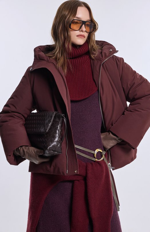 Пуховик Jil Sander J40AF0178/J74276 Бордовый  J40AF0178/J74276 Фото 6