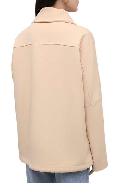 Шерстяная куртка JIL SANDER бежевого цвета по цене 243000 руб., арт. JSPT150125-WT201100, фото 4 Шерстяная куртка JIL SANDER, арт. JSPT150125-WT201100, фото 4