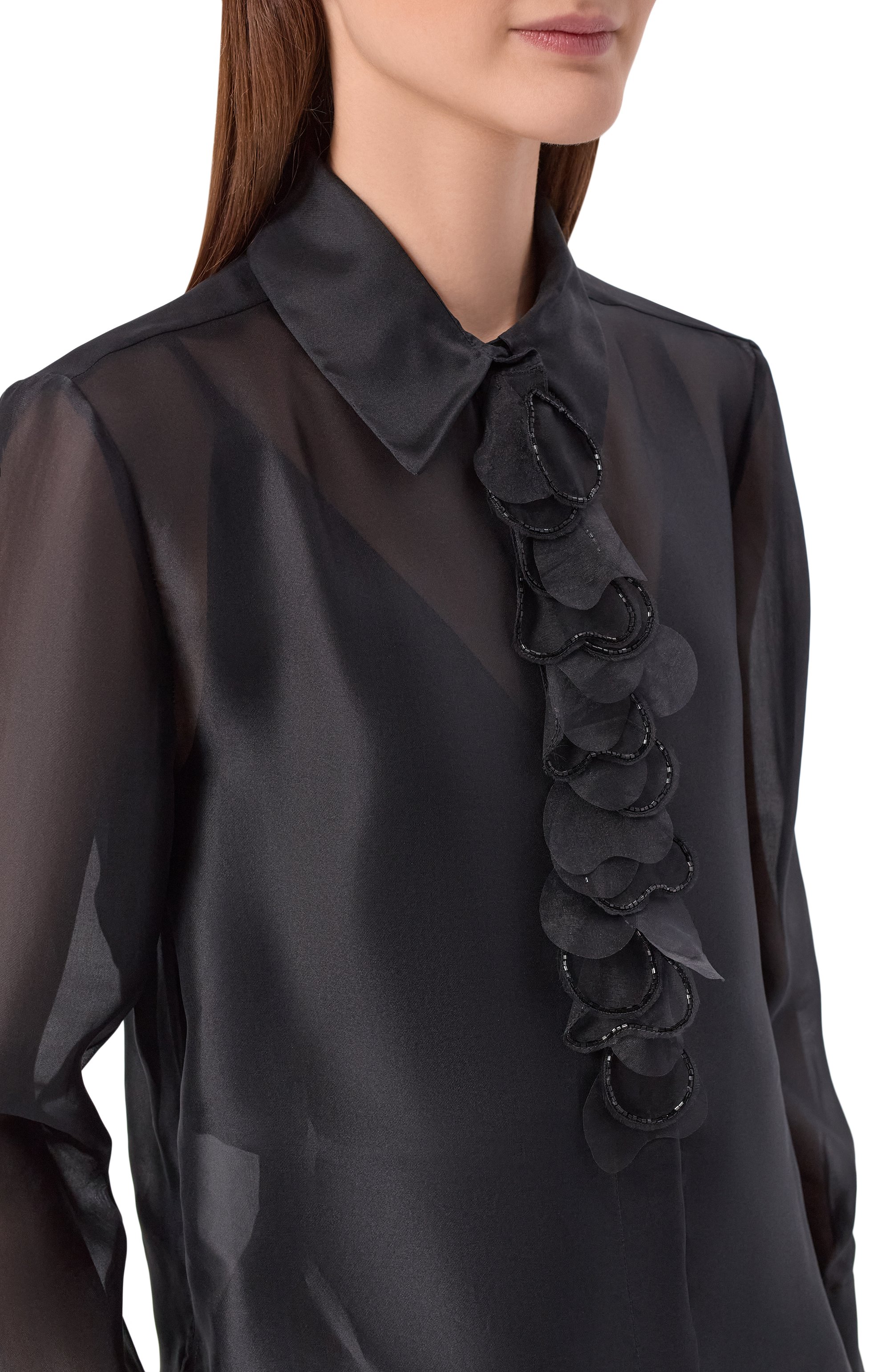 Шелковая блузка MAX MARA STUDIO, арт. MSEAGI, фото 5