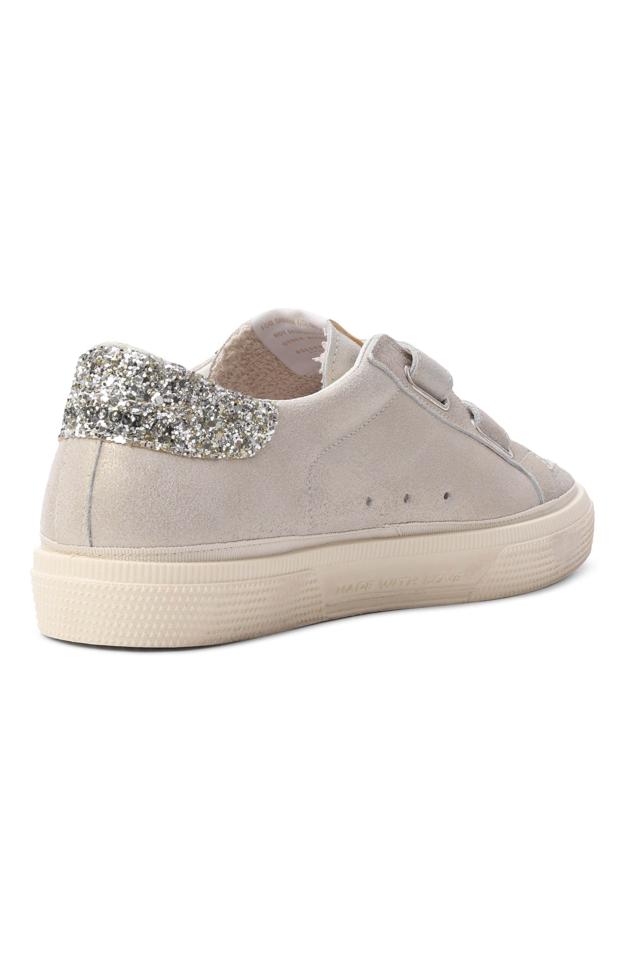 Кожаные кеды may GOLDEN GOOSE DELUXE BRAND золотого цвета по цене 48400 руб., арт. GTF00198.F008077, фото 3 Кожаные кеды may GOLDEN GOOSE DELUXE BRAND, арт. GTF00198.F008077, фото 3