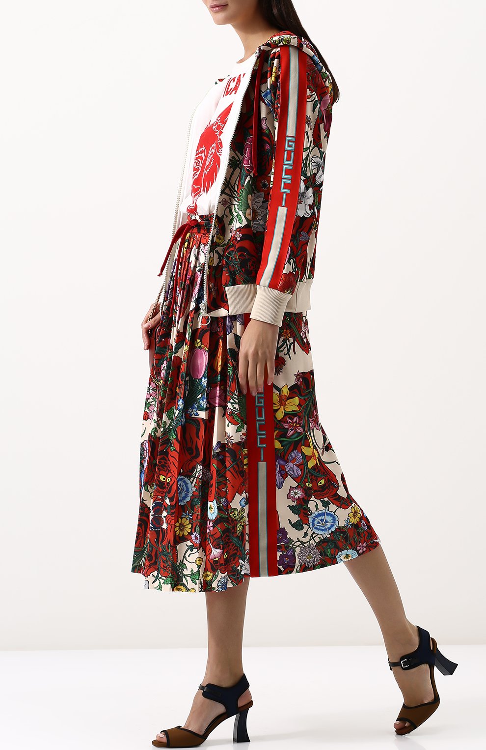 Кардиган на молнии с принтом GUCCI, арт. 502303/X9N75, фото 2