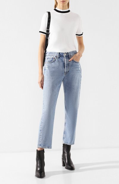 Хлопковая футболка ALEXANDERWANG.T, арт. 4C491075B0, фото 2