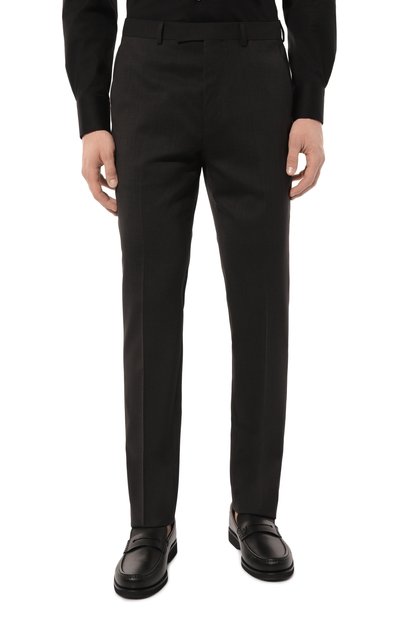 Брюки ZEGNA темно-серого цвета по цене 55150 руб., арт. 7ZF063A7/7FNAC2, фото 3 Брюки ZEGNA, арт. 7ZF063A7/7FNAC2, фото 3