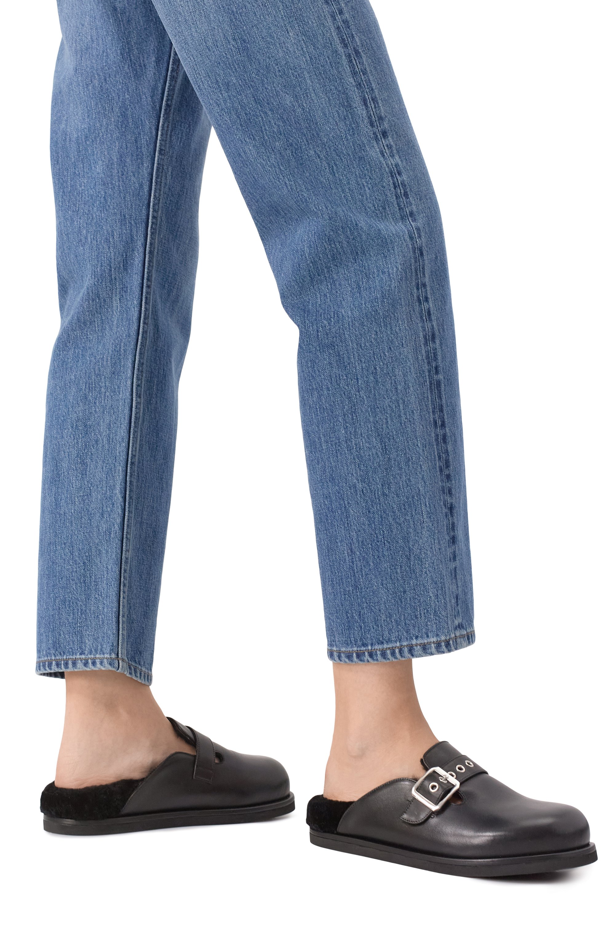 Кожаные сабо MATTIA CAPEZZANI, арт. W457/VITELL0+FUR, фото 3