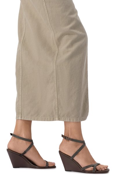 Кожаные босоножки BRUNELLO CUCINELLI, арт. MZSKC2952, фото 3