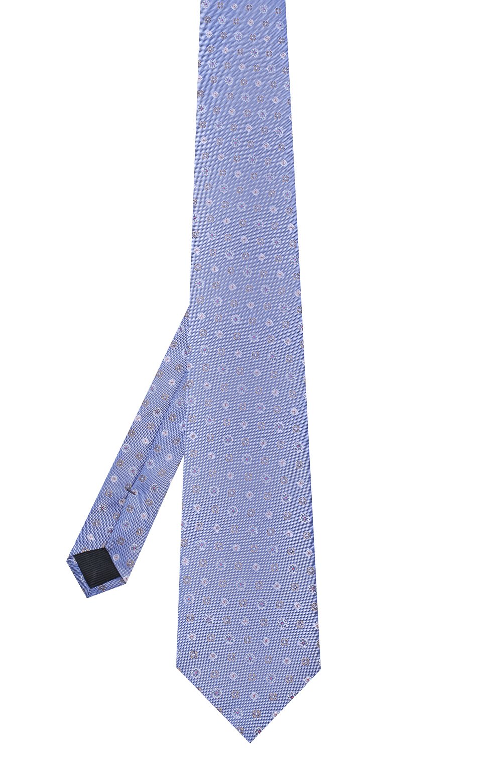 Шелковый галстук CORNELIANI голубого цвета по цене 12500 руб., арт. 83U302-9120330/00, фото 2 Шелковый галстук CORNELIANI, арт. 83U302-9120330/00, фото 2