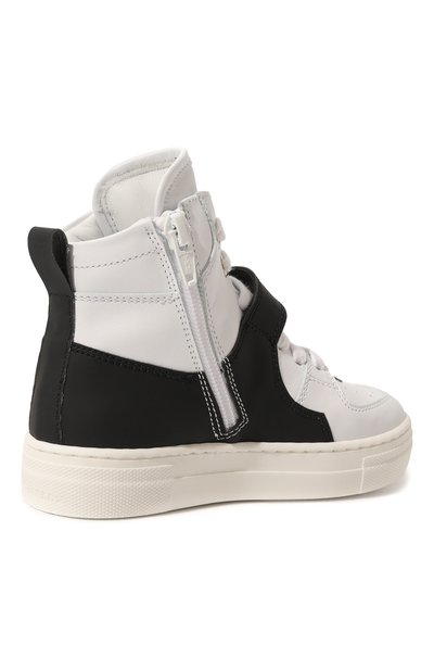 Высокие кеды из кожа DSQUARED2, арт. 73556/20-27, фото 3