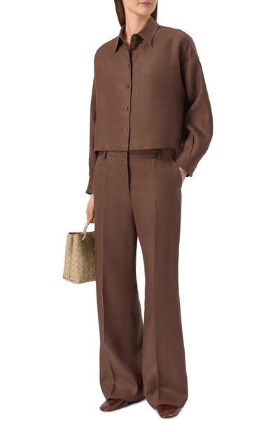 Льняная рубашка WEEKEND MAX MARA, арт. WKDCAP0, фото 2