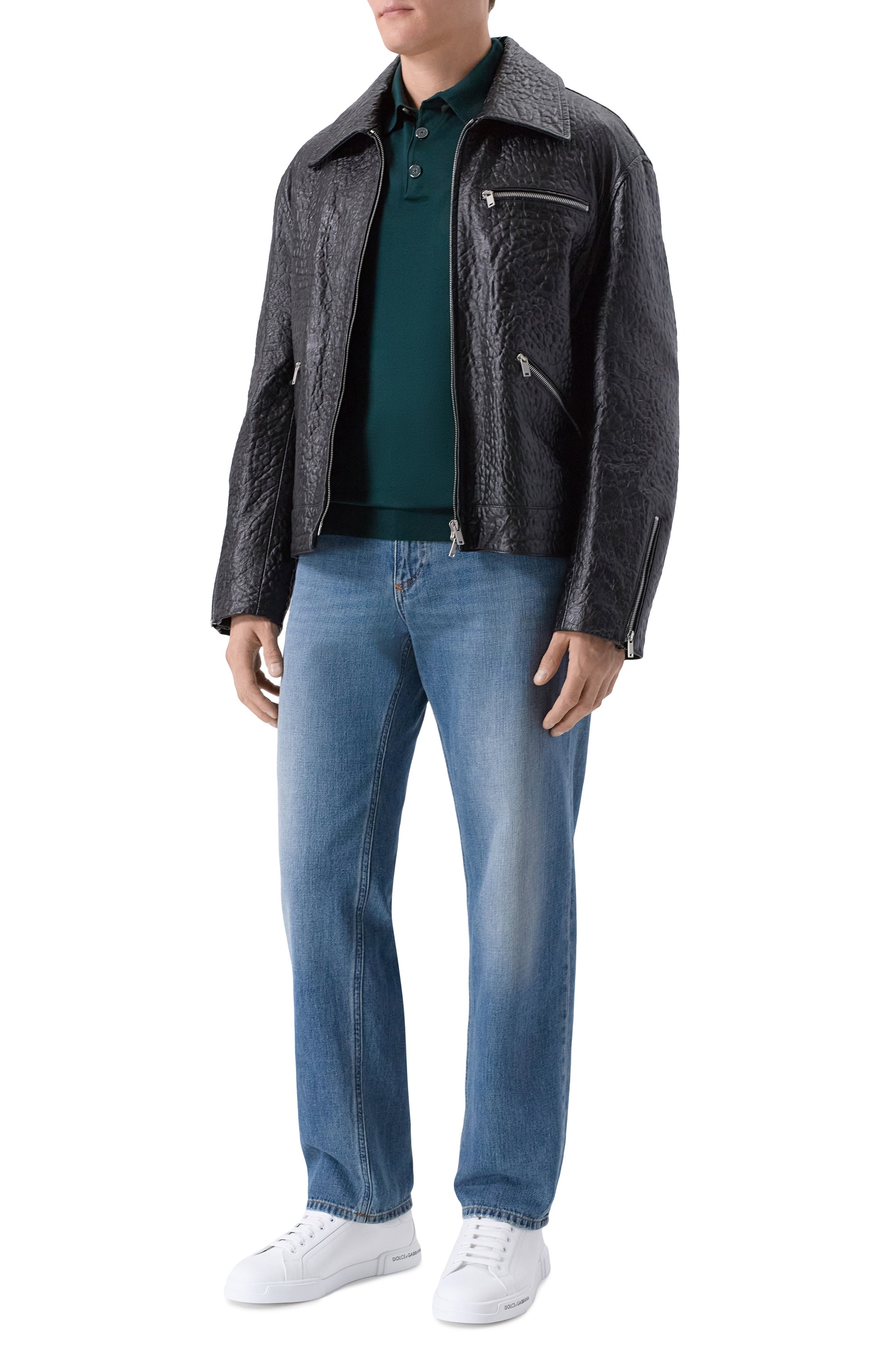 Шелковое поло DOLCE & GABBANA, арт. GXZ02Z/JBS05, фото 2