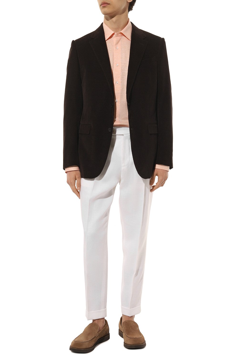 Рубашка из хлопка и льна STEFANO RICCI, арт. CJ006847/TE2301, фото 2