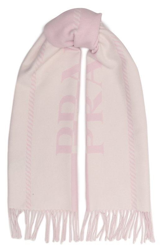 Шерстяной шарф Prada 2FS038-2FK3-F0PFG Розовый 2FS038-2FK3-F0PFG