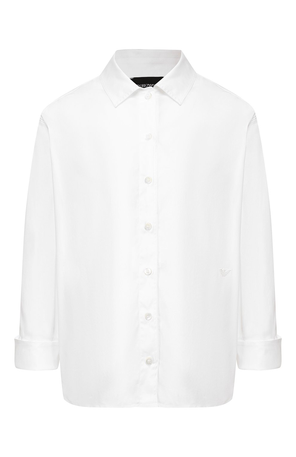 Хлопковая рубашка EMPORIO ARMANI белого цвета по цене 38300 руб., арт. 6G2C62/2N2IZ, фото 1 Хлопковая рубашка EMPORIO ARMANI, арт. 6G2C62/2N2IZ, фото 1