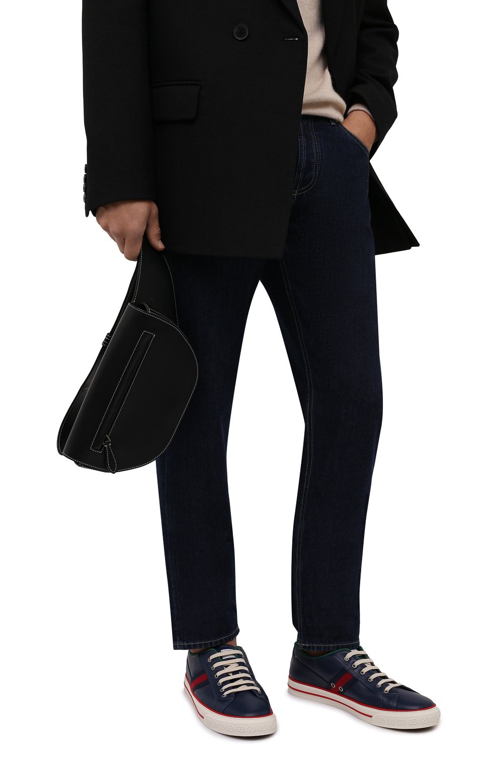 Кожаные кеды tennis 1977 GUCCI, арт. 643485/17L10, фото 3