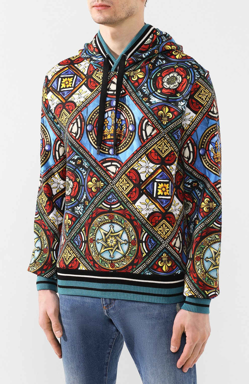 Хлопковое худи DOLCE & GABBANA, арт. G9QW1T/FS7H0, фото 3