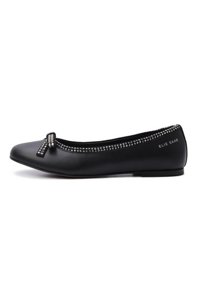 Кожаные балетки ELIE SAAB JUNIOR, арт. 82081/VAR3_001, фото 2