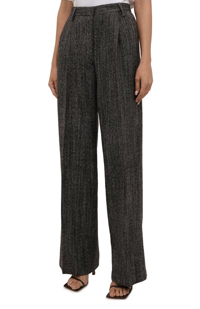 Шерстяные брюки DRIES VAN NOTEN серого цвета по цене 52400 руб., арт. 212-010972-3040, фото 3 Шерстяные брюки DRIES VAN NOTEN, арт. 212-010972-3040, фото 3