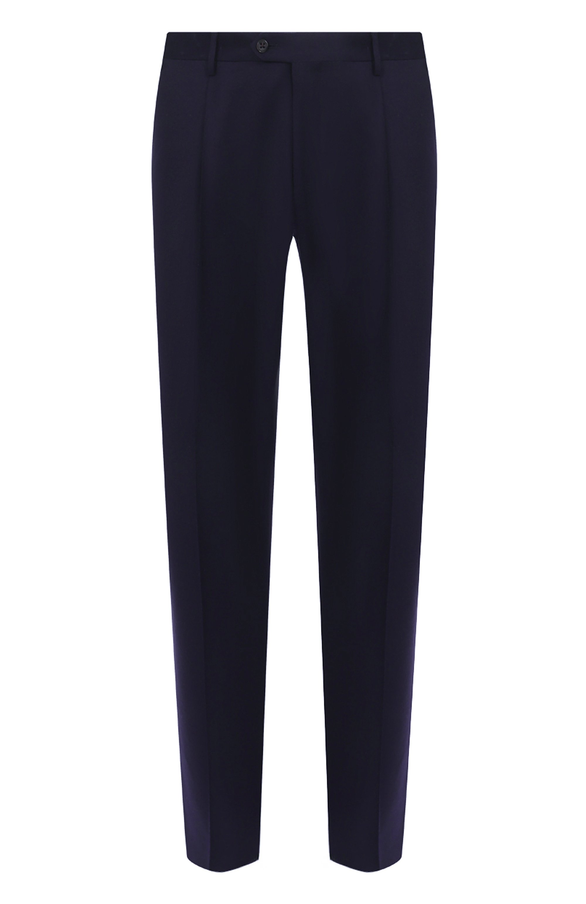 Шерстяные брюки CORNELIANI темно-синего цвета по цене 52050 руб., арт. 265B03-2618581, фото 1 Шерстяные брюки CORNELIANI, арт. 265B03-2618581, фото 1