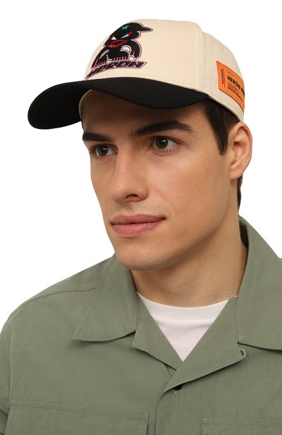 Хлопковая бейсболка HERON PRESTON, арт. HMLB001F23FAB007, фото 2