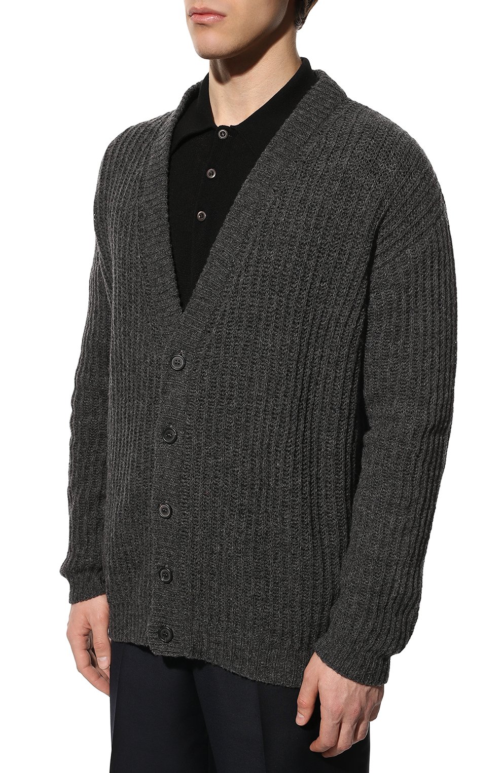 Шерстяной кардиган PRADA, арт. UMG103-1Z7F-F0480-221, фото 3