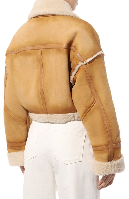 Дубленка из овчины Halfboy HFW231WLAV032 Бежевый  HFW231WLAV032 Фото 4