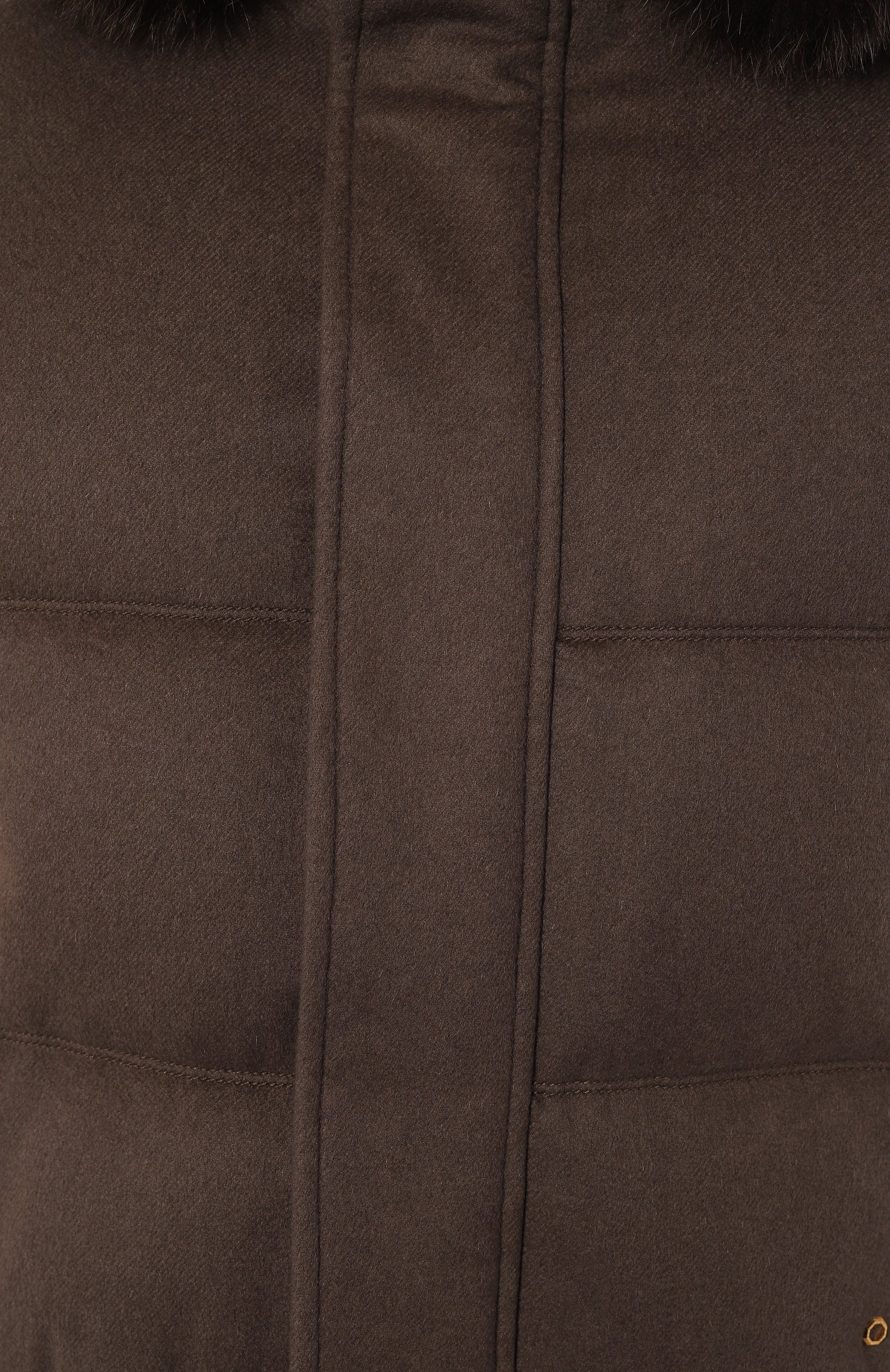 Пуховик из кашемира и шерсти шиншиллы с отделкой из лисицы STEFANO RICCI, арт. MZJ4300090/C070HC, фото 5