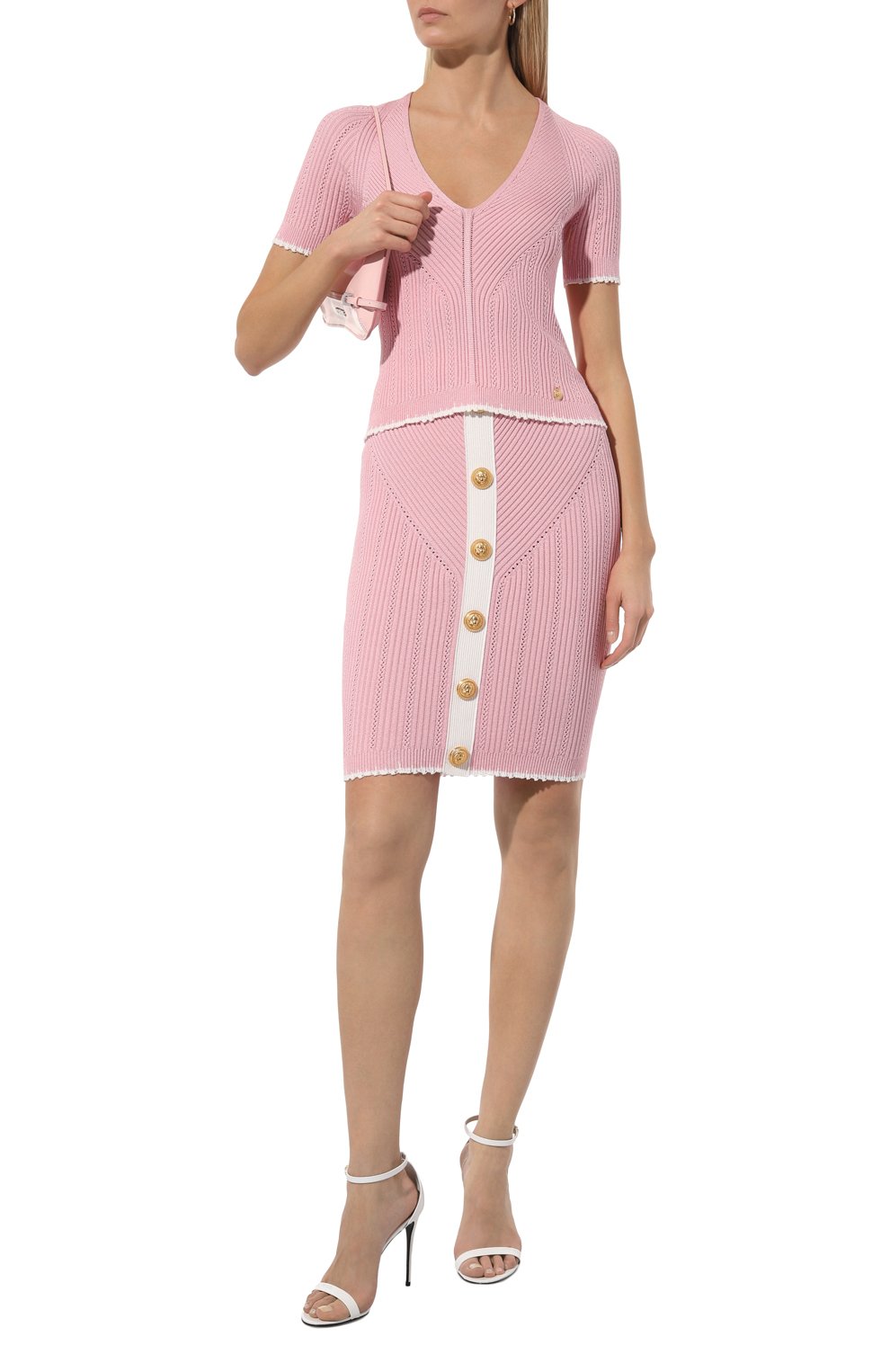 Пуловер из вискозы BALMAIN, арт. CF0AL003/KG41, фото 2