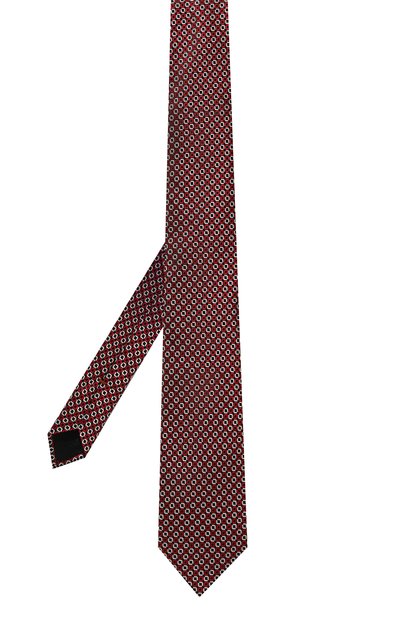 Шелковый галстук ZEGNA красного цвета по цене 27000 руб., арт. Z5W03TA5/1P8618, фото 3 Шелковый галстук ZEGNA, арт. Z5W03TA5/1P8618, фото 3