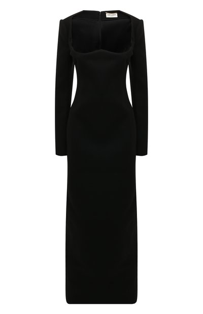 Женское шерстяное платье SAINT LAURENT, арт. 537584/Y621W