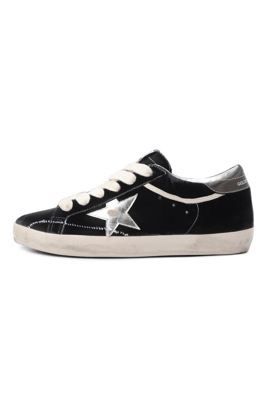 Комбинированные кеды Super-Star Golden Goose Deluxe Brand GWF01002.F008143 Чёрный  GWF01002.F008143 Фото 4