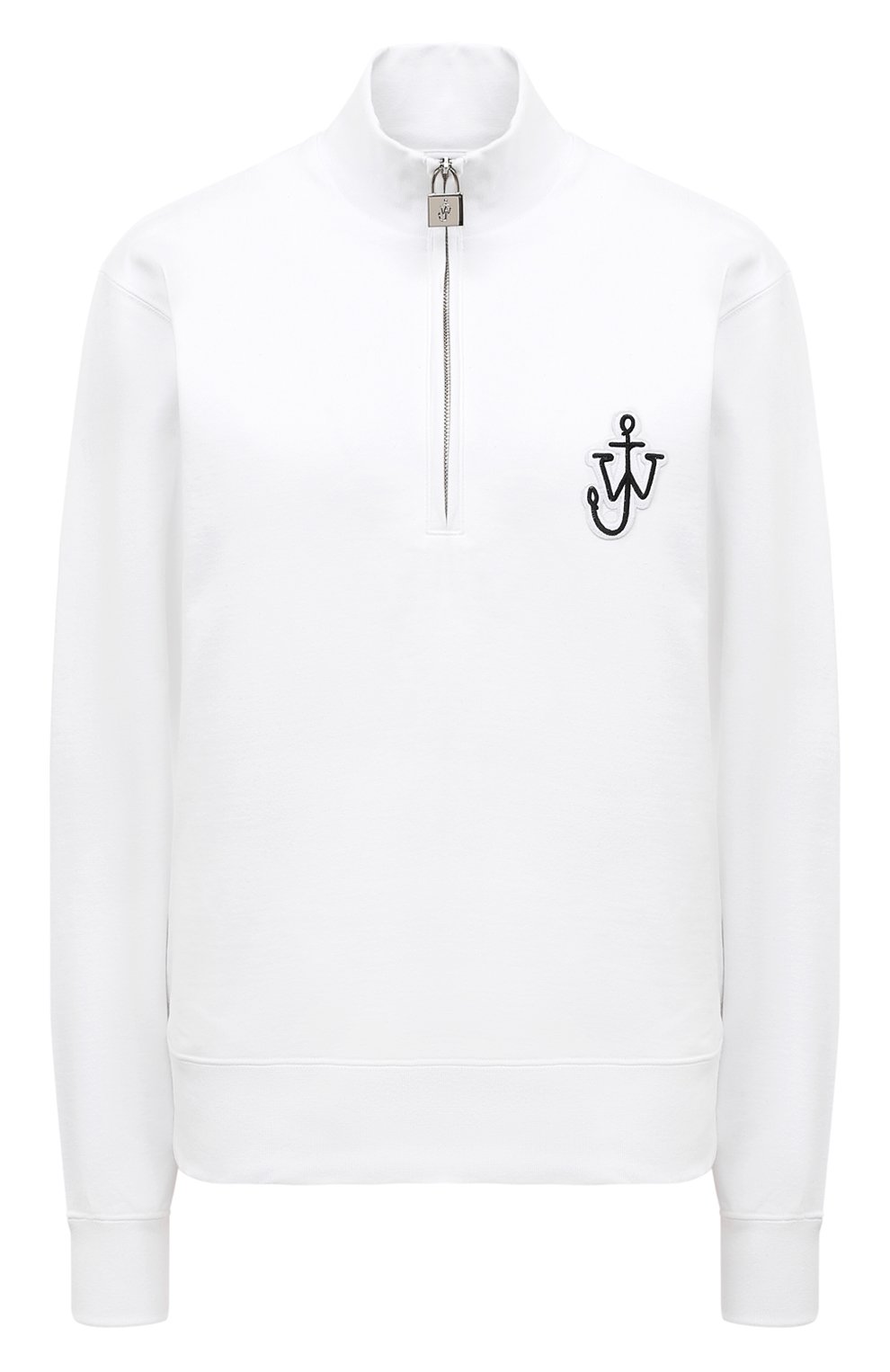 Хлопковая толстовка JW ANDERSON белого цвета по цене 30900 руб., арт. J00185 PG0861, фото 1 Хлопковая толстовка JW ANDERSON, арт. J00185 PG0861, фото 1