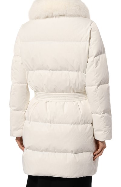 Пуховик с отделкой из меха кролика YVES SALOMON, арт. 25WYM05690D0TM, фото 4