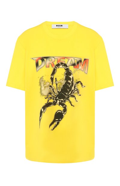 Женская хлопковая футболка MSGM, арт. 2642MDM251X 195298