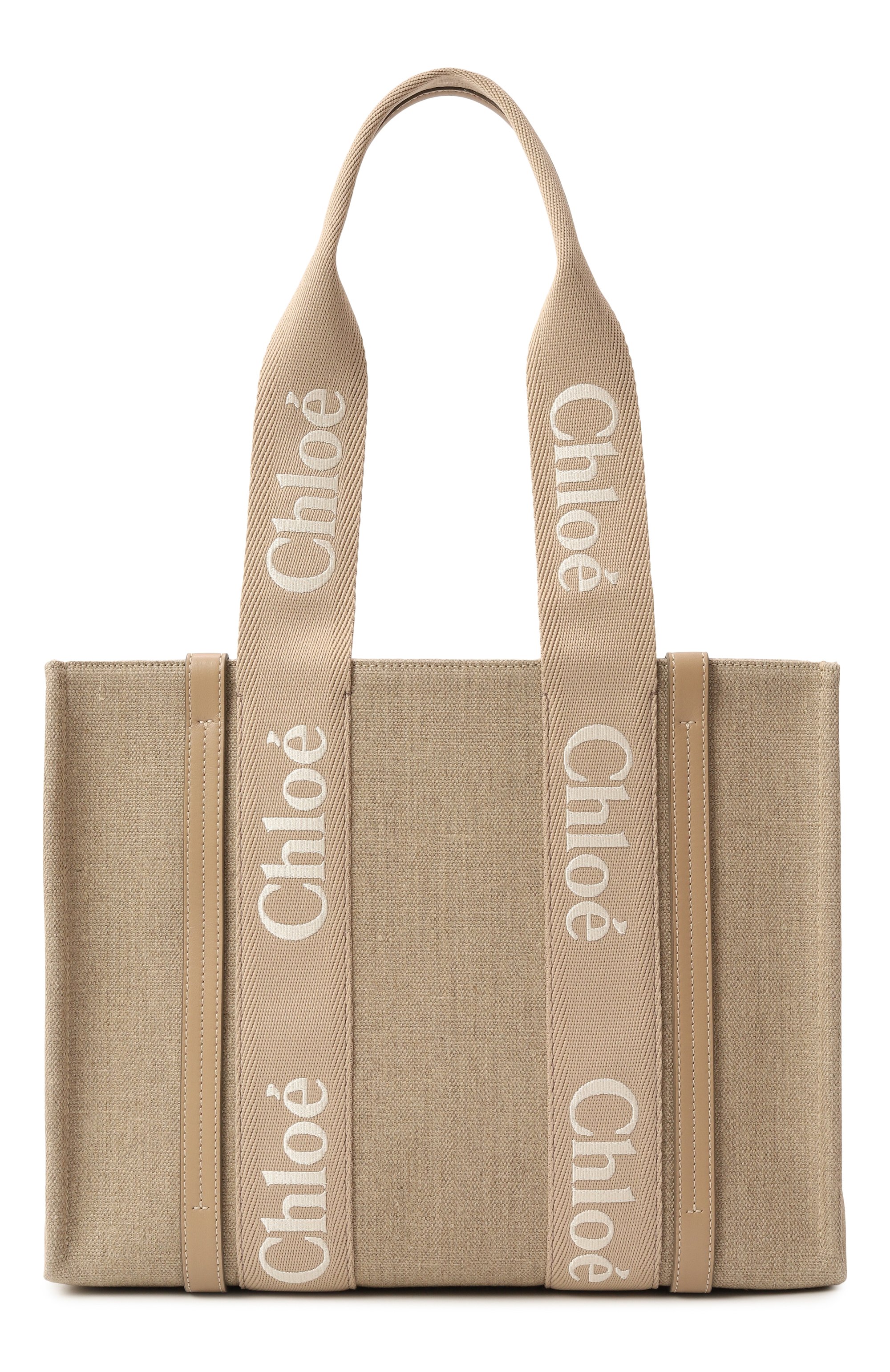 Сумка-тоут woody medium CHLOÉ, арт. CHC23AS383L17, фото 1