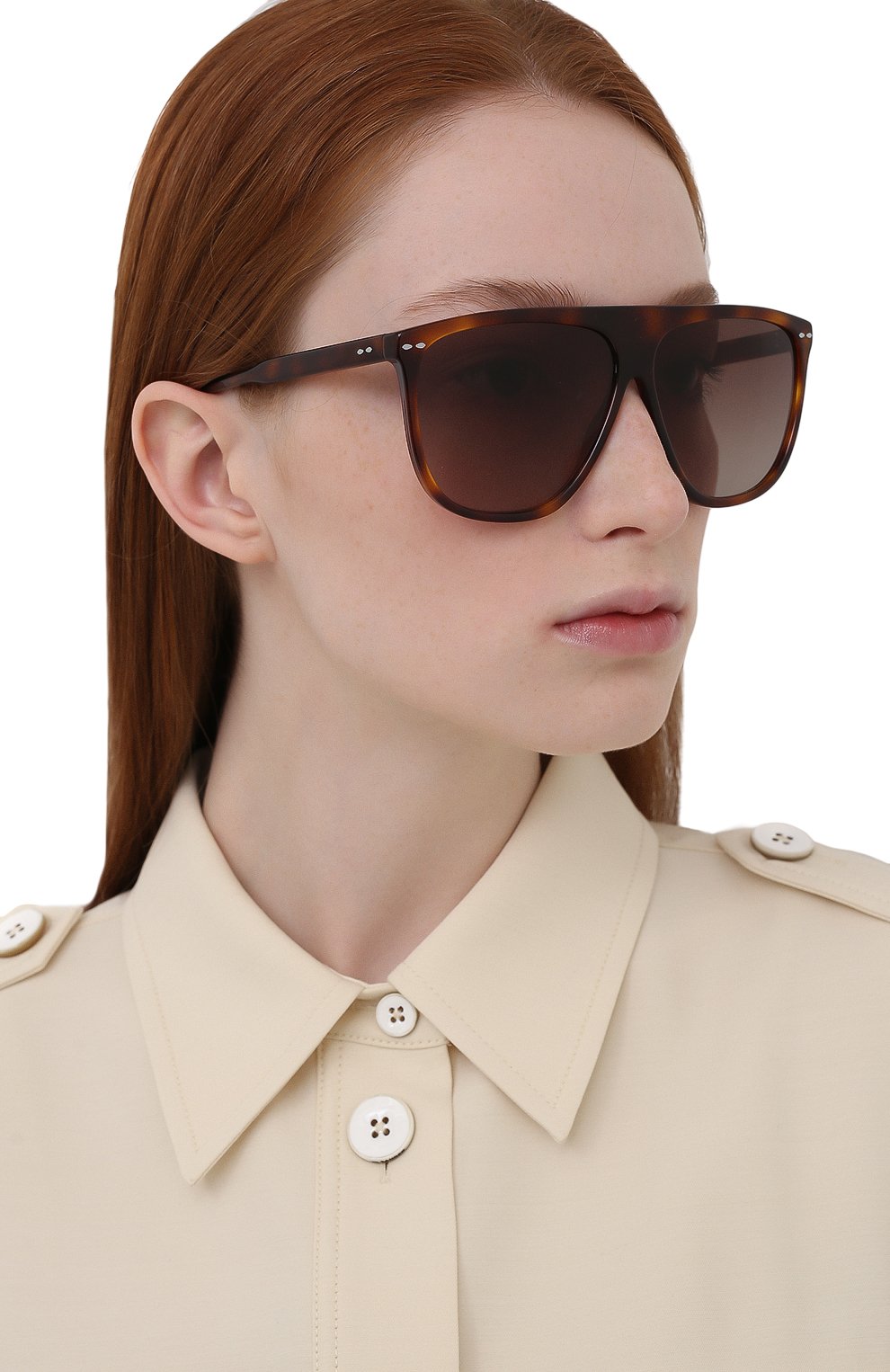 Солнцезащитные очки ISABEL MARANT коричневого цвета по цене 17300 руб., арт. IM0009 086, фото 2 Солнцезащитные очки ISABEL MARANT, арт. IM0009 086, фото 2