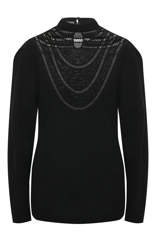 

Пуловер из шерсти и шелка Alberta Ferretti, Чёрный