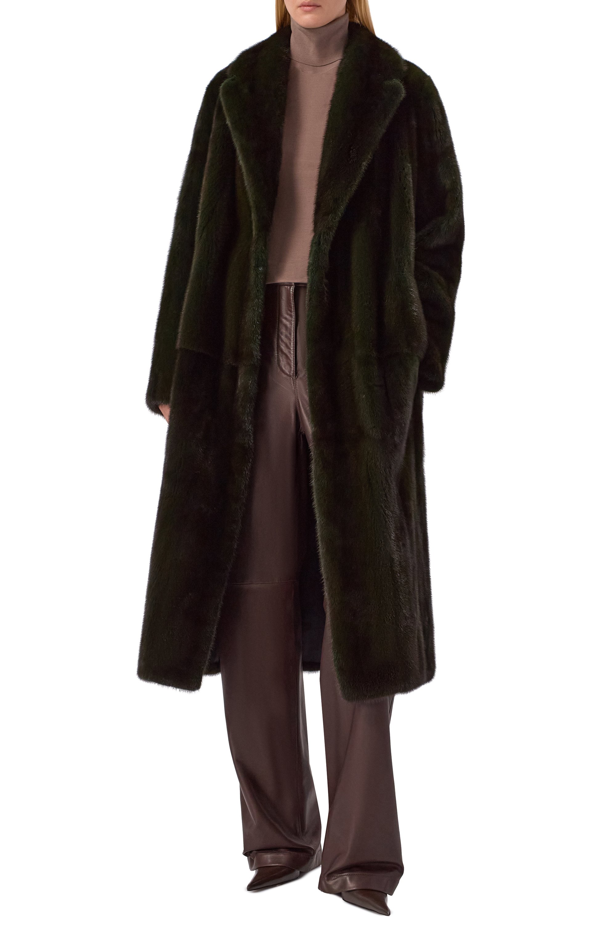 Шуба из норки YVES SALOMON, арт. M30520/VFLX, фото 2