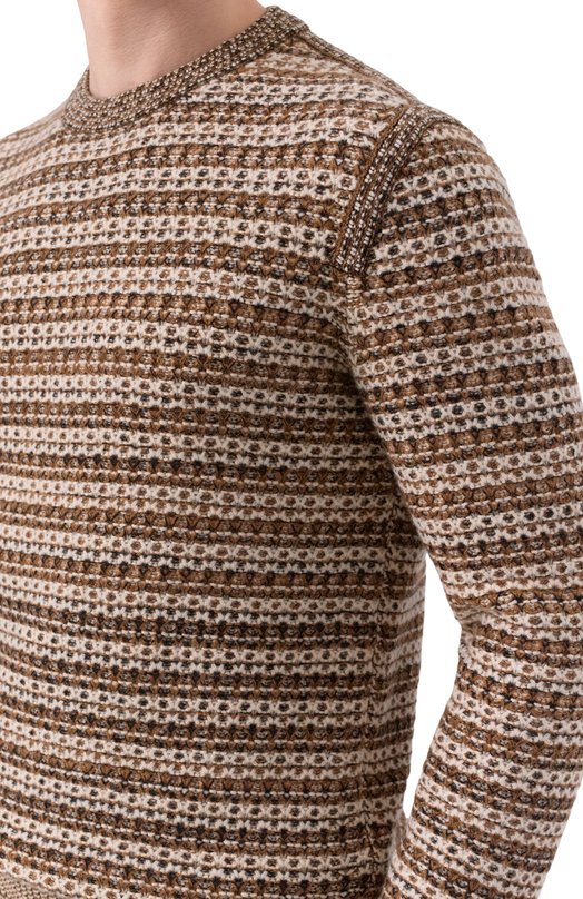Кашемировый свитер Loro Piana FAN3902 Коричневый  FAN3902 Фото 5