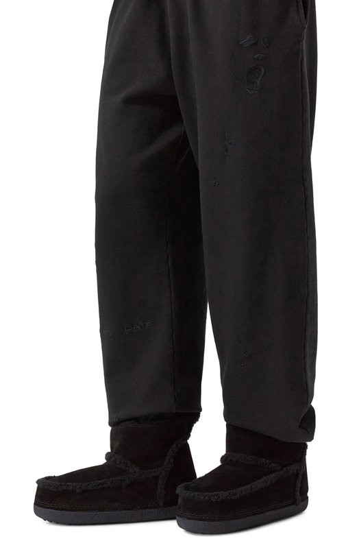 Замшевые сапоги Classic Shearling Low INUIKII 2002.003.0021 Чёрный  2002.003.0021 Фото 3