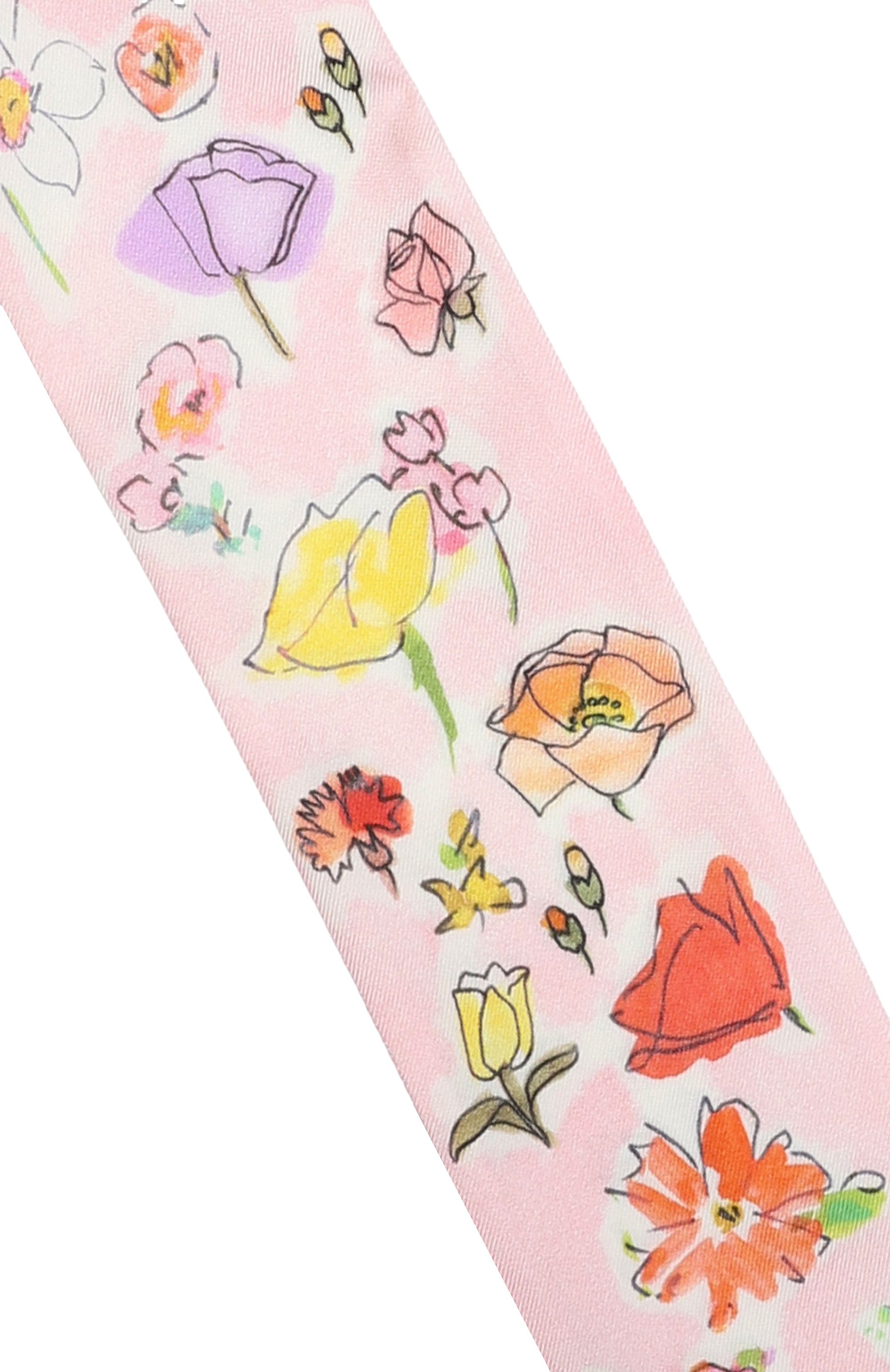 Шелковый шарф-твилли FURLA светло-розового цвета по цене 9000 руб., арт. WT00022/BX3853, фото 3 Шелковый шарф-твилли FURLA, арт. WT00022/BX3853, фото 3