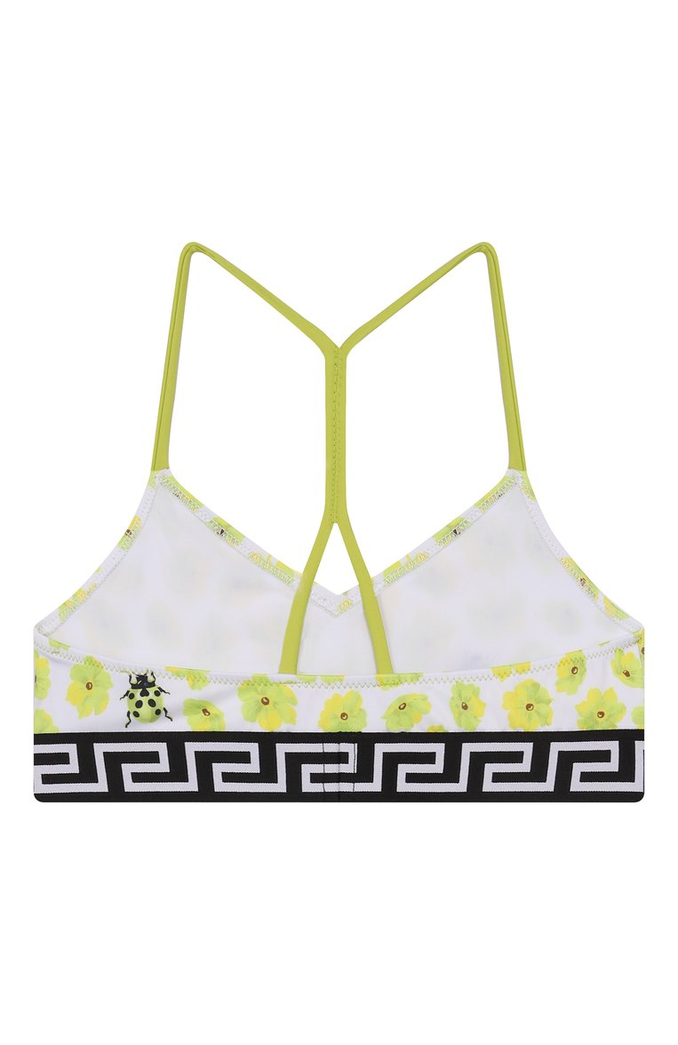 Детского раздельный купальник VERSACE желтого цвета, арт. 1018704/1A13285/8A-14A | Фото 3 (Нос: Не проставлено; Материал внешний: Синтетический материал; Девочки Кросс-КТ: Купальники-пляж; Принт: С принтом; Материал подклада: Синтетический материал; Ростовка одежда: 10 - 11 лет | 140 - 146см, 8 лет | 128 см, 12 лет | 152 см, 16 лет | 164 см)