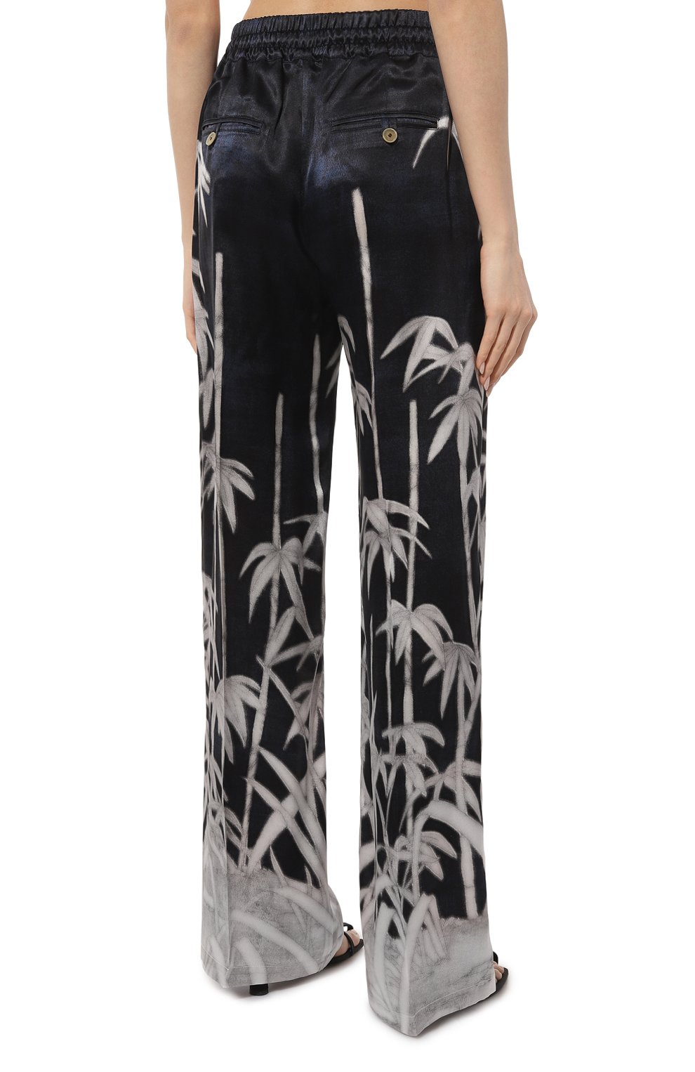 Шелковые брюки KITON, арт. D48122K0978C, фото 4