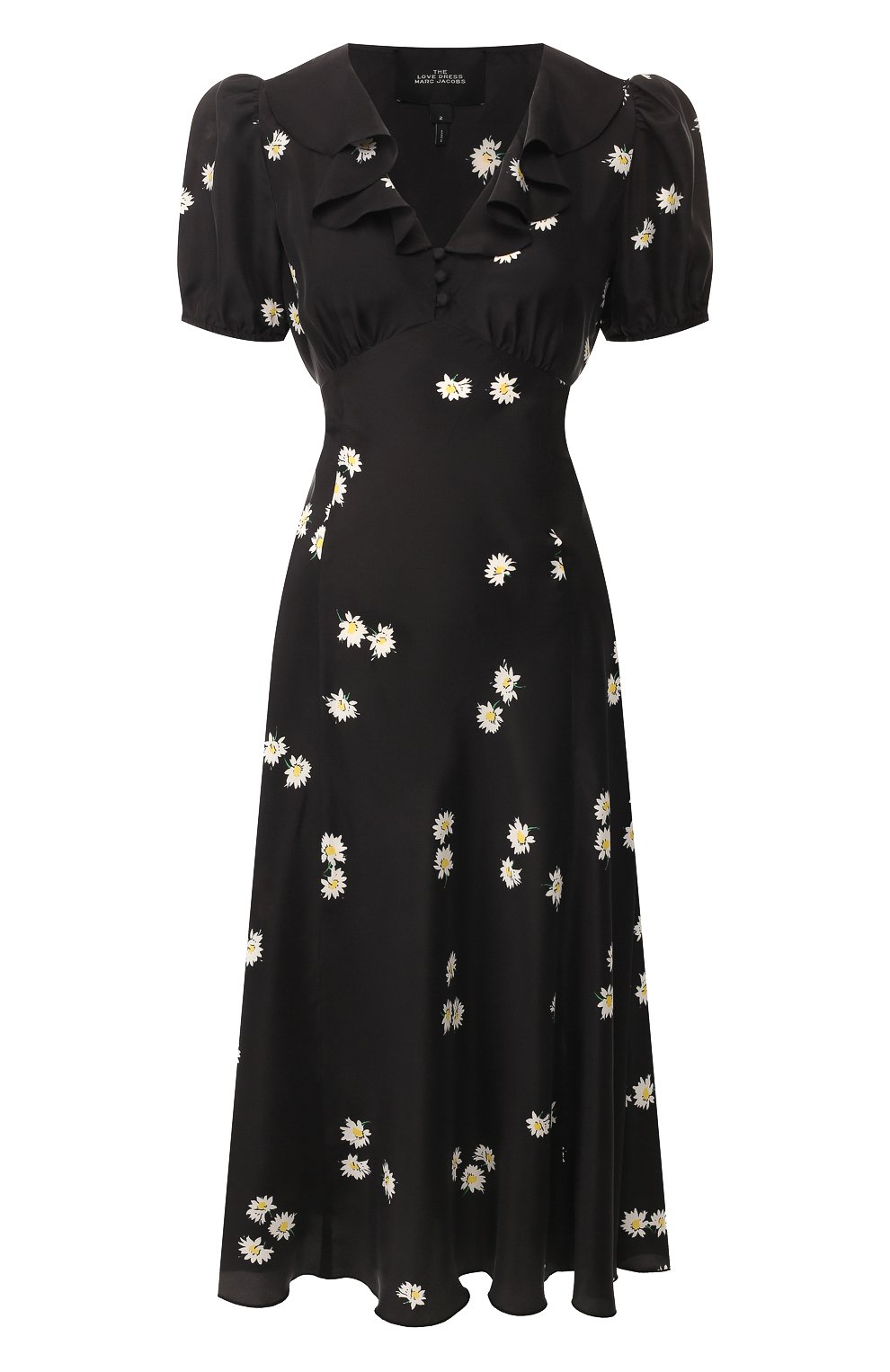 Шелковое платье MARC JACOBS (THE) черного цвета по цене 47650 руб., арт. V5000030, фото 1 Шелковое платье MARC JACOBS (THE), арт. V5000030, фото 1