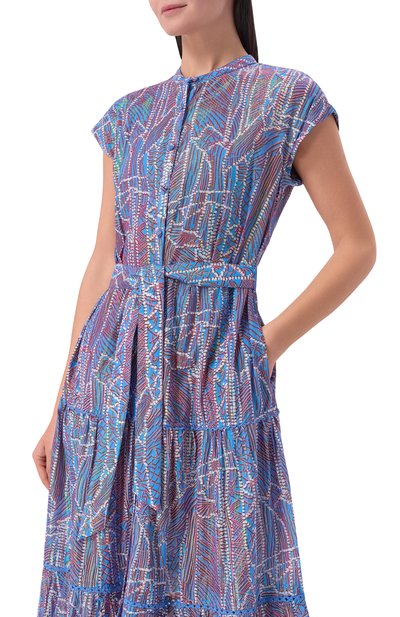 Хлопковое платье POUPETTE ST BARTH, арт. WK2R26LCXAKB, фото 4