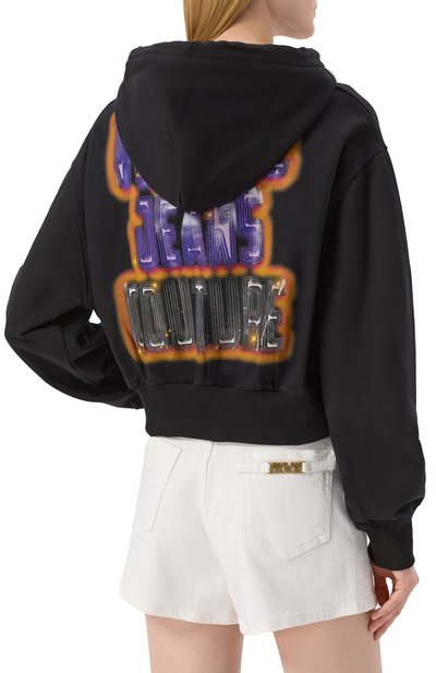 Хлопковое худи VERSACE JEANS COUTURE, арт. 78HAIC04/CF00C, фото 4