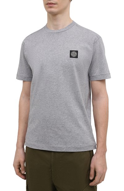Хлопковая футболка STONE ISLAND, арт. 741524113, фото 3