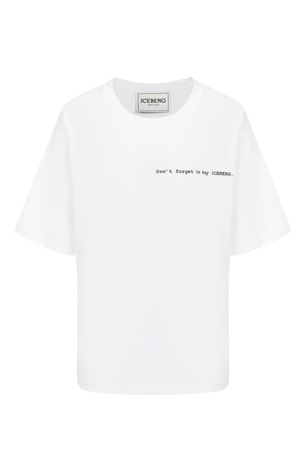 Женская хлопковая футболка ICEBERG, арт. F51A/6327